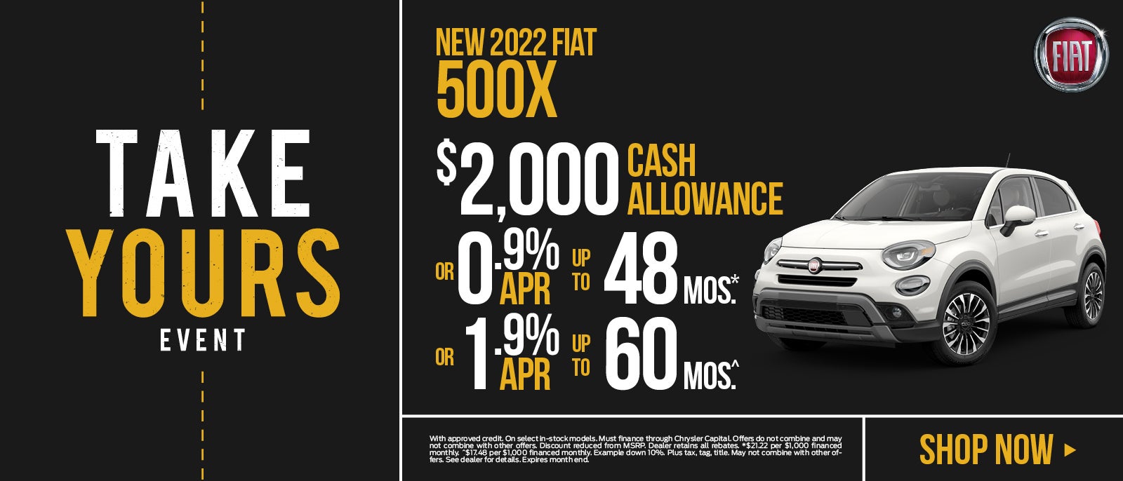 New 2022 Fiat 500X